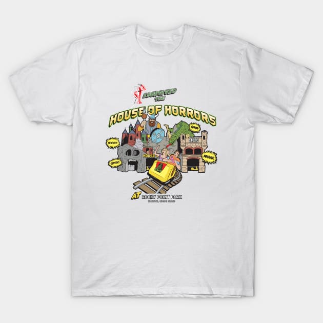 House of Horrors - Rocky Point Warwick, RI (Color) T-Shirt by Chewbaccadoll